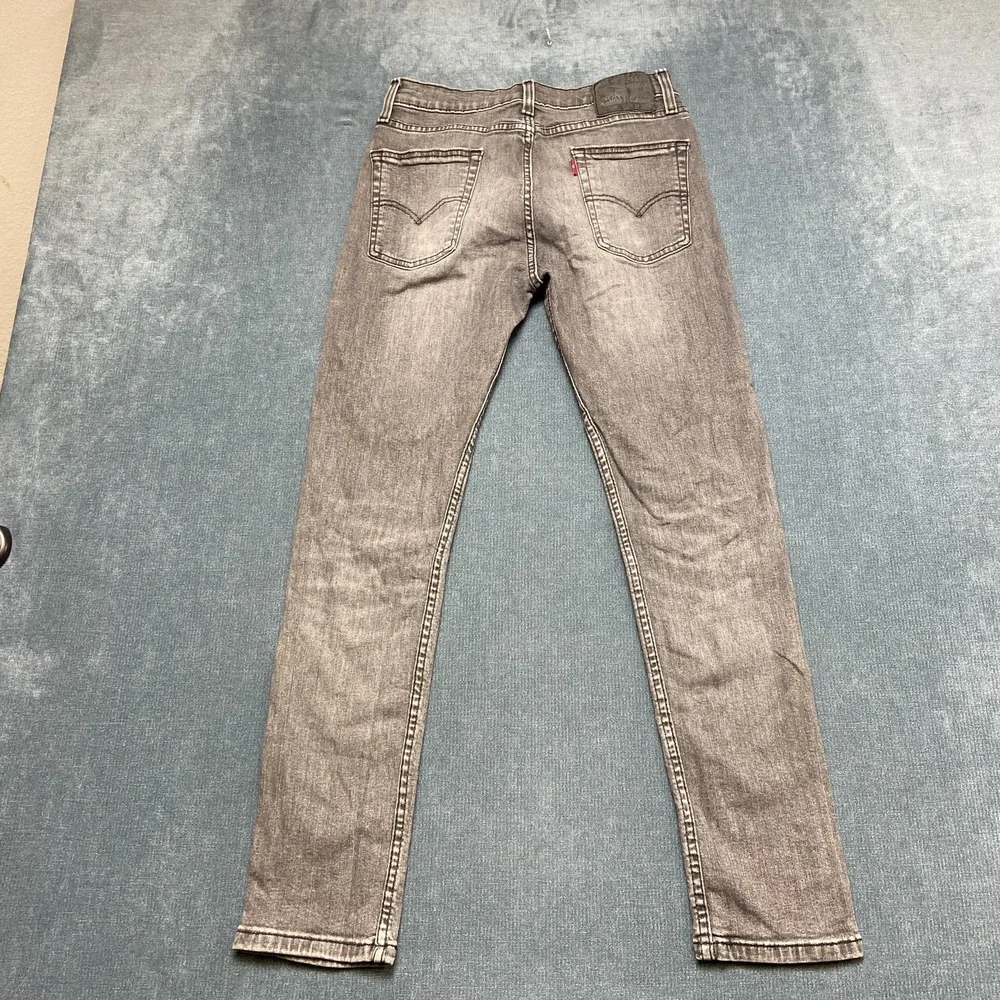 Levi's 510 Skinny Jeans Mens 29x32 Gray Medium Wash 5-Pockets Everyday Wear